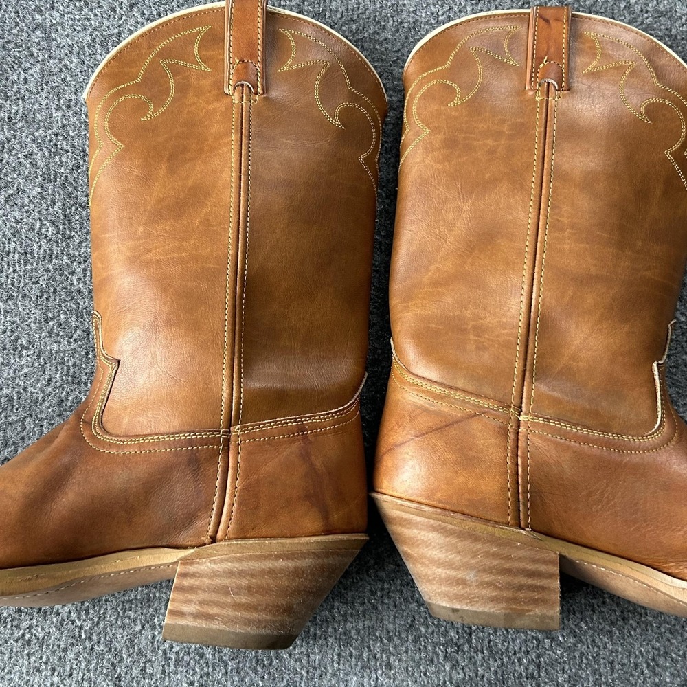 Dingo Boots Mens Size 9.5D Brown Leather Western Cowboy Pointed Toe 585001 - Picture 9 of 16